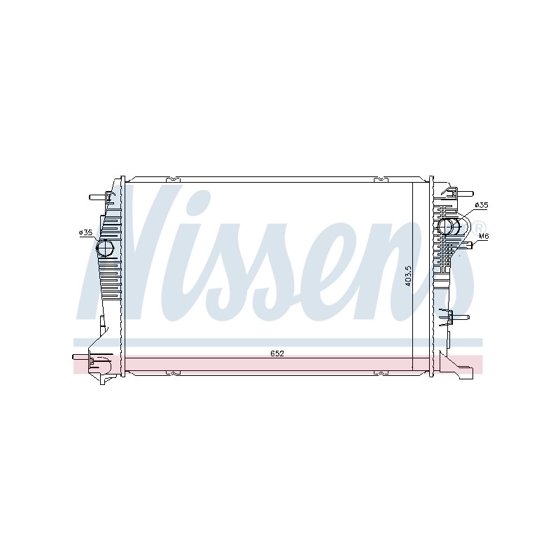 Radiateur Refroidissement Moteur Pour Renault Grand Scénic III 214100015R