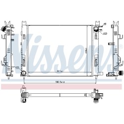 Radiateur Refroidissement Moteur Pour Renault Kaptur Lodgy Logan II Sandero
