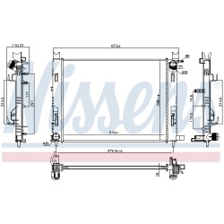 Radiateur Refroidissement Moteur Pour Renault Logan II Sandero Thalia III Dacia