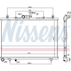 Radiateur Refroidissement Moteur Pour Renault Koleos I 21400-JY00A 214006645R
