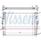 Radiateur Refroidissement Moteur Pour Renault Grand Scénic II Megane 7711135784