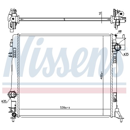 Radiateur Refroidissement Moteur Pour Renault Kadjar Nissan Qashqai II SUV Van