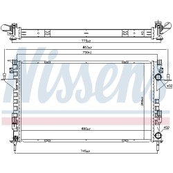 Radiateur Refroidissement Moteur Pour Renault Clio II Espace IV 7711134657