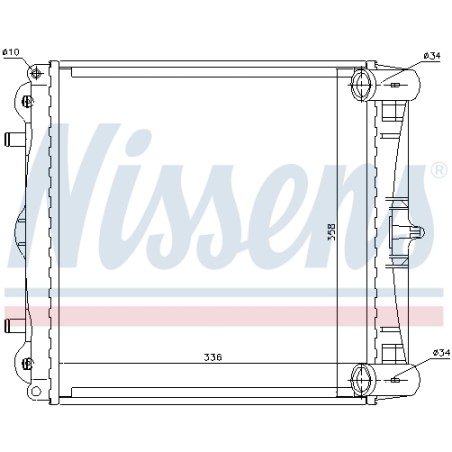 Radiateur Refroidissement Moteur Pour Porsche 911 Targa Boxster 996.106.132.51