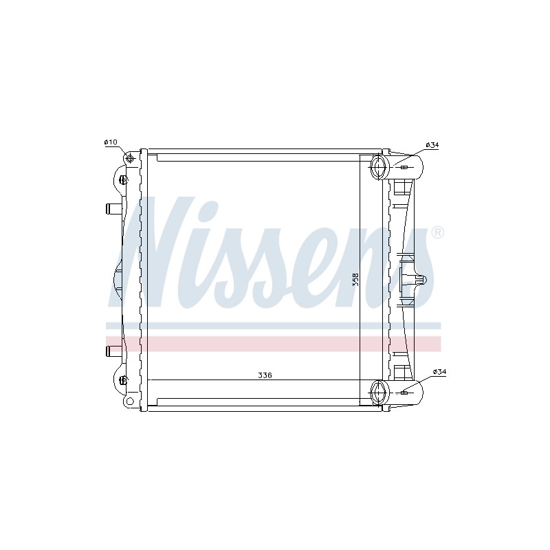 Radiateur Refroidissement Moteur Pour Porsche 911 Targa Boxster 996.106.132.51