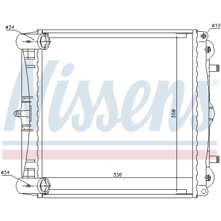 Radiateur Refroidissement Moteur Pour Porsche 911 Targa Boxster 996.106.131.51