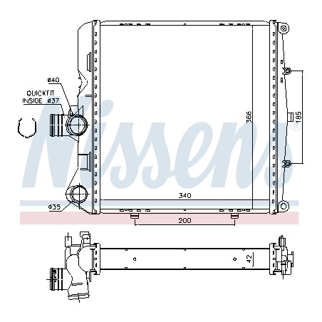 Radiateur Refroidissement Moteur Pour Porsche 911 Speedster Targa 99710613202