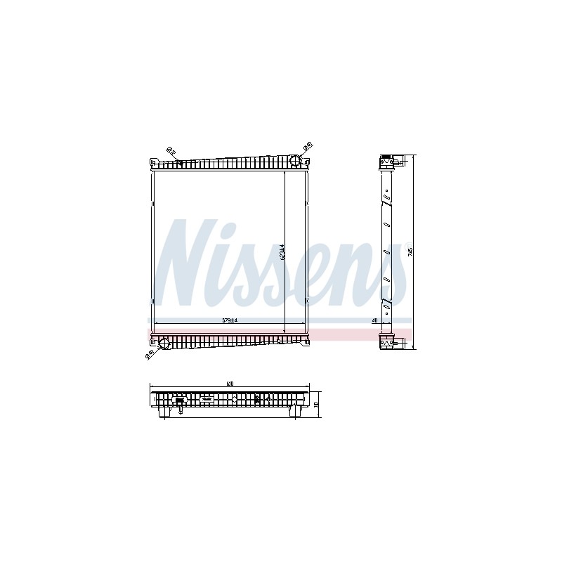 Radiateur Refroidissement Moteur Pour Renault Master Pro Renault Trucks Mascott