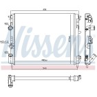 Radiateur Refroidissement Moteur Pour Renault Dacia Nissan 8200211563 2140000QAX