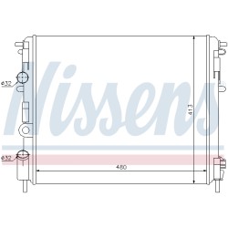 Radiateur Refroidissement Moteur Pour Renault Dacia Nissan 6001545765 8100343476