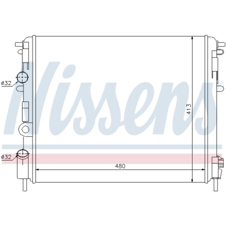 Radiateur Refroidissement Moteur Pour Renault Dacia Nissan 6001545765 8100343476
