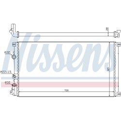 Radiateur Refroidissement Moteur Pour Renault Opel Nissan Vauxhall 9111216
