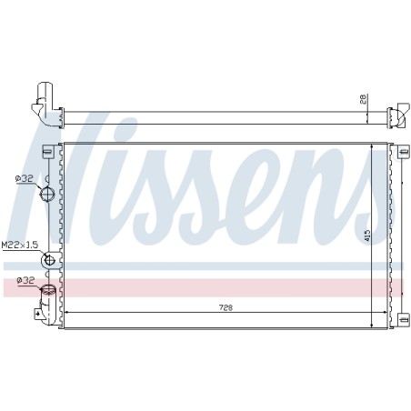 Radiateur Refroidissement Moteur Pour Renault Opel Nissan Vauxhall 9111216