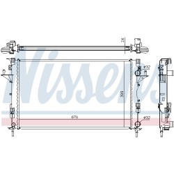 Radiateur Refroidissement Moteur Pour Renault Espace IV Laguna II 7711134658