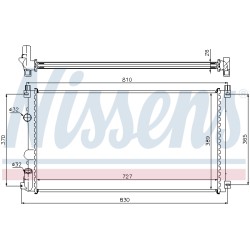 Radiateur Refroidissement Moteur Pour Renault Opel Nissan Vauxhall 7711135811