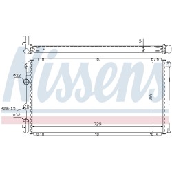 Radiateur Refroidissement Moteur Pour Renault Opel Nissan Vauxhall 77411748