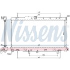 Radiateur Refroidissement Moteur Pour Subaru Impreza 45111-FE000