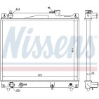 Radiateur Refroidissement Moteur Pour Suzuki Grand Vitara I 1770065D30
