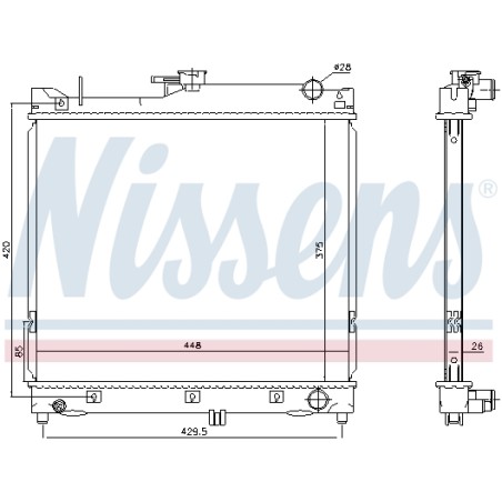 Radiateur Refroidissement Moteur Pour Suzuki Jimny 17700-80A00 17700-81A00