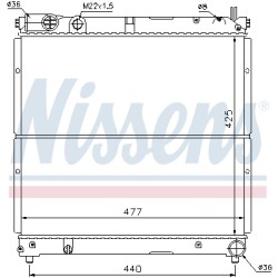 Radiateur Refroidissement Moteur Pour Suzuki Samurai 17700-84CA0 1770084CA0000