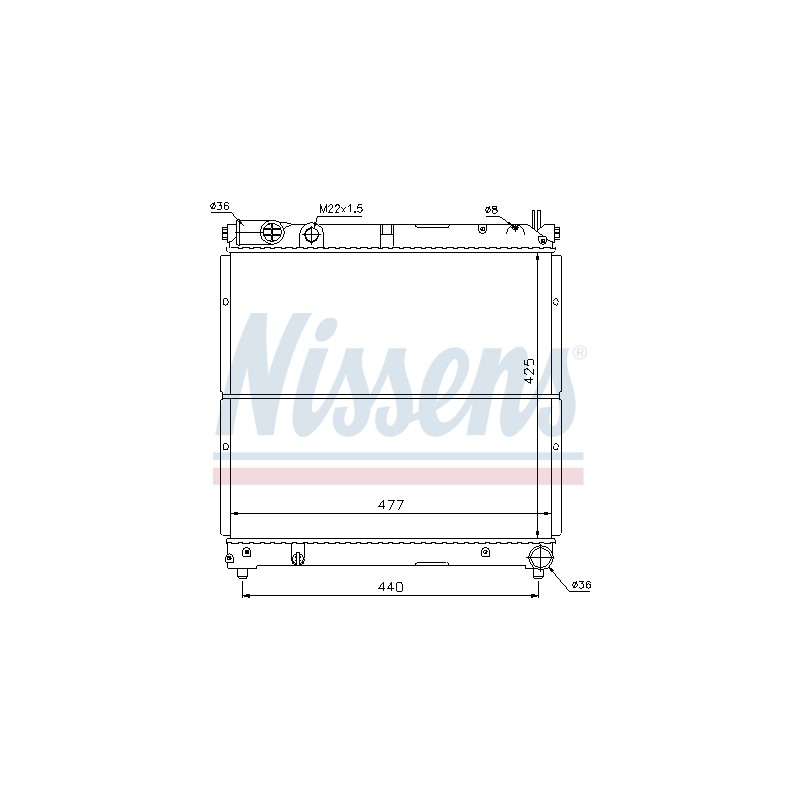 Radiateur Refroidissement Moteur Pour Suzuki Samurai 17700-84CA0 1770084CA0000