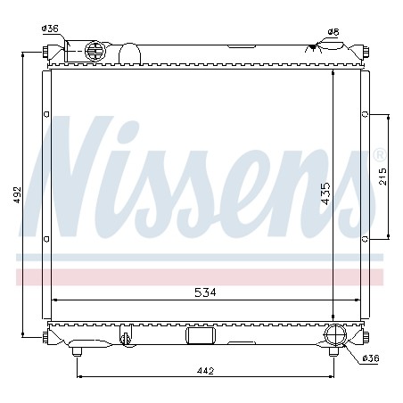 Radiateur Refroidissement Moteur Pour Suzuki Vitara 17700-86CC2 1770086CD0