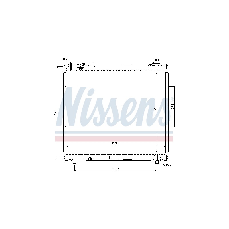 Radiateur Refroidissement Moteur Pour Suzuki Vitara 17700-86CC2 1770086CD0