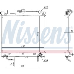Radiateur Refroidissement Moteur Pour Suzuki Jimny 17700-80A10 17700-81A11