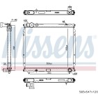 Radiateur Refroidissement Moteur Pour Suzuki Vitara 17700-86CC0 17700-86CC1