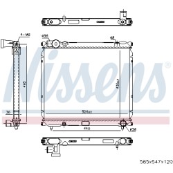 Radiateur Refroidissement Moteur Pour Suzuki Vitara 17700-86CC0 17700-86CC1