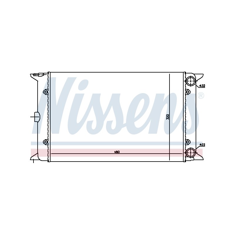 Radiateur Refroidissement Moteur Pour VW Golf I Jetta Scirocco 171.121.253A