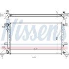 Radiateur Refroidissement Moteur Pour VW LT 28-35 II 28-46 2D0.121.253B