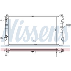 Radiateur Refroidissement Moteur Pour VW California T4 7D0.121.253 7D0121253C