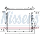 Radiateur Refroidissement Moteur Pour VW Audi Porsche 955.106.4201 95510614200