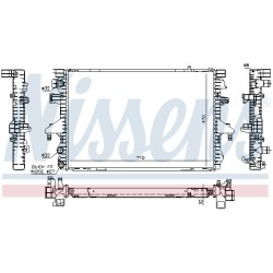 Radiateur Refroidissement Moteur Pour VW California T5 Multivan V 7H0.121.253F
