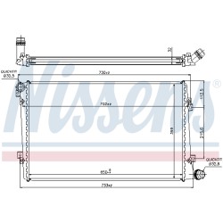 Radiateur Refroidissement Moteur Pour VW Audi Seat Skoda 1K0.121.251AK