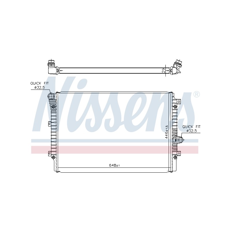 Radiateur Refroidissement Moteur Pour VW Beetle Caddy IV CC Golf VI Jetta Skoda