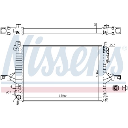 Radiateur Refroidissement Moteur Pour Volvo S60 I S80 V70 II 8602754 8602820
