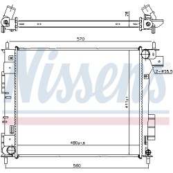Radiateur Refroidissement Moteur Pour Kia Soul II 25310B2400