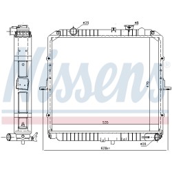 Radiateur Refroidissement Moteur Pour Kia Bongo K2500 0K63K-15200B 0K63K-15200C