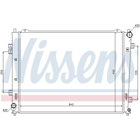 Radiateur Refroidissement Moteur Pour Kia Carens III 25310-1D200 25310-1D230