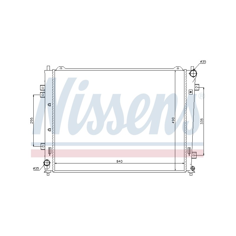 Radiateur Refroidissement Moteur Pour Kia Carens III 25310-1D200 25310-1D230