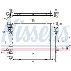 Radiateur Refroidissement Moteur Pour Jaguar S-Type XF XJ XR858580