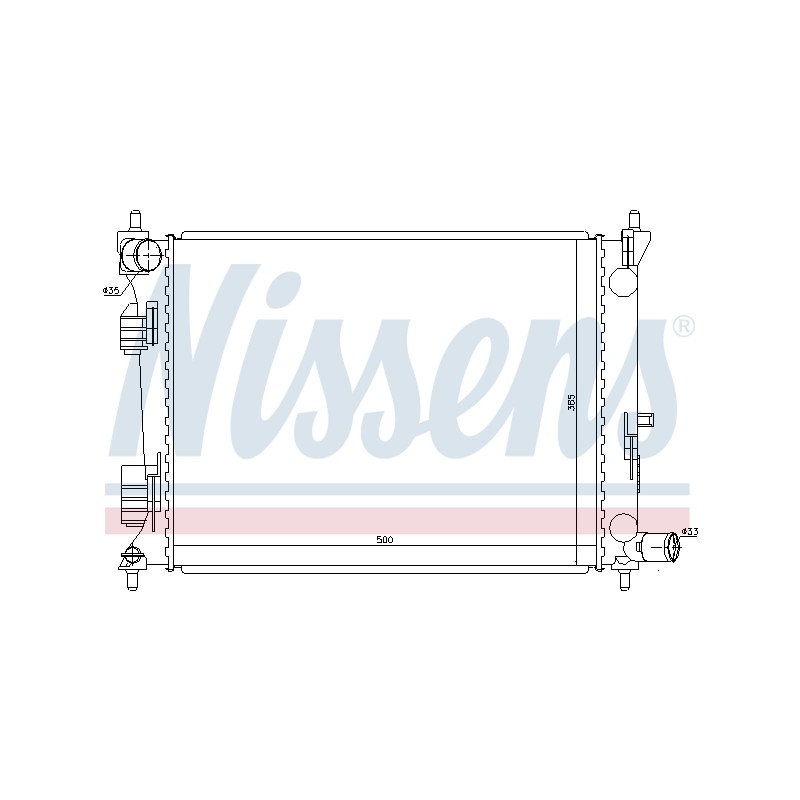 Radiateur Refroidissement Moteur Pour Hyundai Accent IV i20 Veloster Kia RIO III