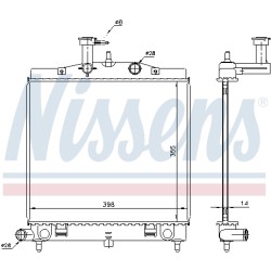 Radiateur Refroidissement Moteur Pour Kia Picanto 2531007500 2531007510