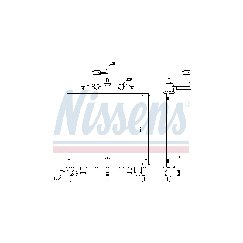 Radiateur Refroidissement Moteur Pour Kia Picanto 2531007500 2531007510