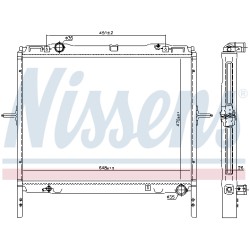 Radiateur Refroidissement Moteur Pour Kia Sorento I 253103E030 253103E036
