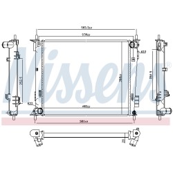Radiateur Refroidissement Moteur Pour Kia Soul I 253102K200 253102K700