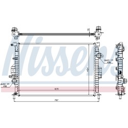 Radiateur Refroidissement Moteur Pour Ford Mondeo IV S-Max Volvo S60 II S80 V40