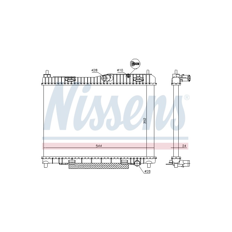 Radiateur Refroidissement Moteur Pour Ford B-Max Fiesta VI KA 1772874 5054660